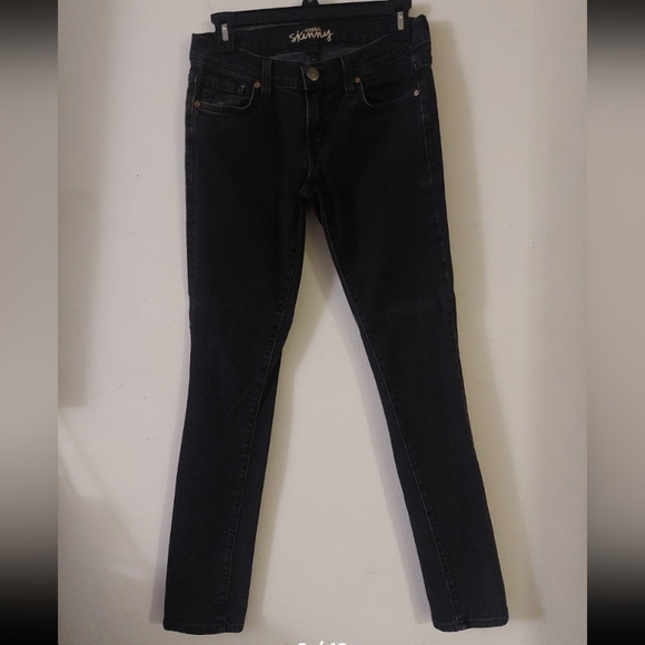 FOSSIL WOMENS SLATE BLACK SKINNY DENIM JEANS - Picture 2 of 11